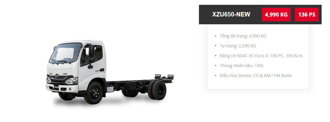 HINO XZU650L 1.9T 3