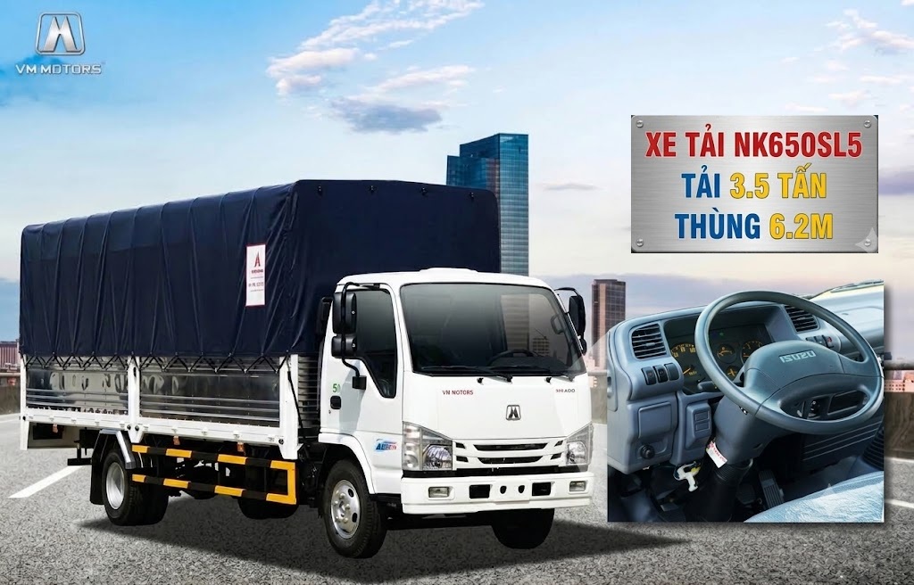 NK650SL 3 TẤN 4 THÙNG 6M2 4 NK650SL 3 TẤN 4 THÙNG 6M2 3