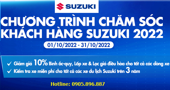 SUZUKI ĐÀ NẴNG ƯU ĐÃI PHỤ TÙNG VÀ KIỂM TRA XE MIỄN PHÍ TRONG THÁNG 10-2022 21