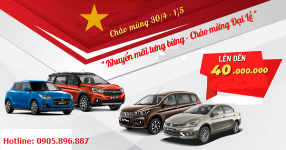 SUZUKI KHUYẾN MÃI LỚN CHÀO MỪNG ĐẠI LỄ 30/4 VÀ 1/5 81