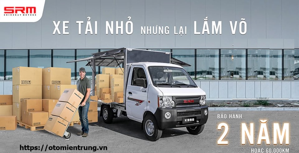 TOP 8 XE TẢI NHẸ DƯỚI 1 TẤN GIÁ TỐT ĐÁNG MUA NHẤT HIỆN NAY 5 Xe tải nhẹ dưới 1 tấn giá tốt SRM K990