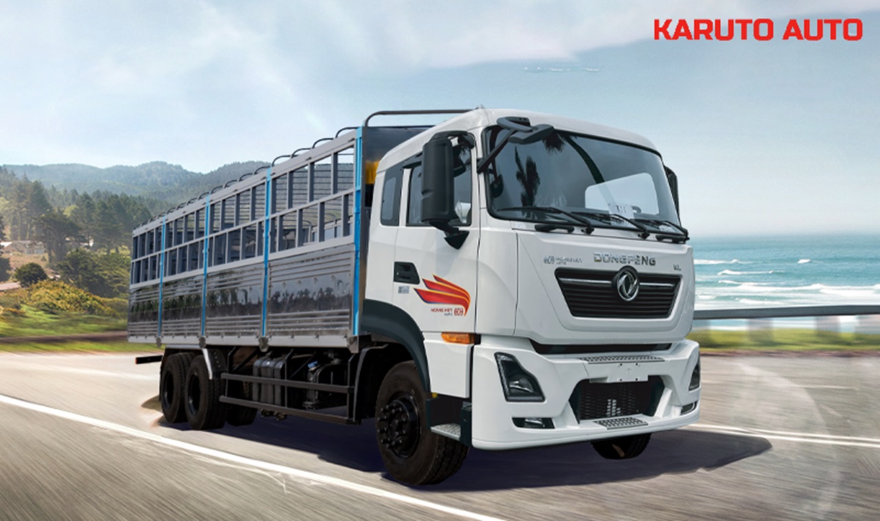 DONGFENG ĐÀ NẴNG ĐẠI LÝ XE DONGFENG CHÍNH HÃNG GIÁ TỐT NHẤT 6 Xe tải Donfeng 3 chân tại đại lý Dongfeng Đà Nẵng