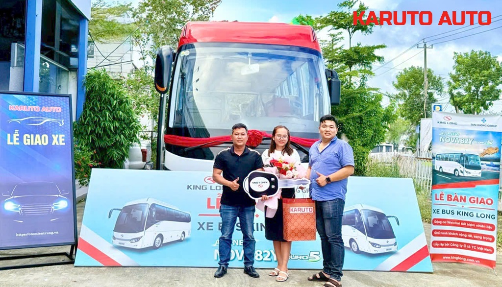 KING LONG ĐÀ NẴNG ĐẠI LÝ XE KHÁCH KING LONG TẠI ĐÀ NẴNG GIÁ TỐT NHẤT 10 King Long Đà Nẵng bàn giao xe King Long 29 chỗ Euro 5 giá tốt nhất