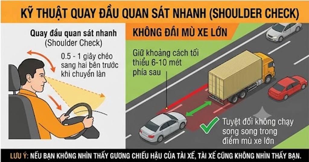 Điểm mù xe ô tô và cách khắc phục triệt để 14