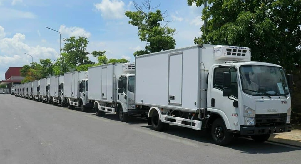 BẢNG GIÁ XE TẢI ISUZU TỐT NHẤT THÁNG 4-2025 7 Xe tải Isuzu QMR77HE5 đông lạnh giá tốt