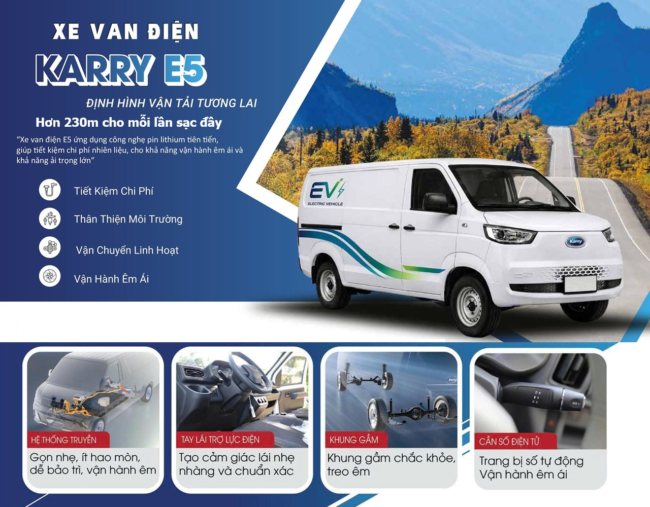 XE VAN ĐIỆN KARRY E5 3