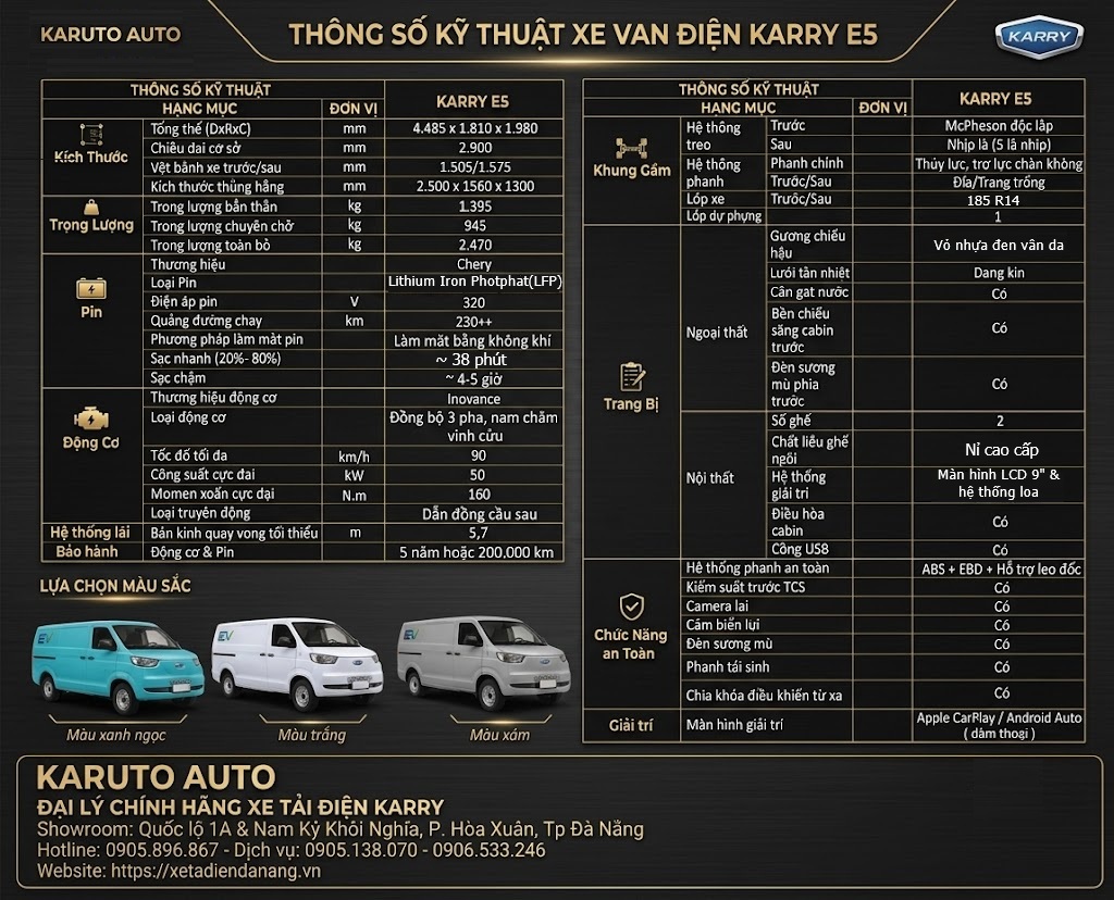 XE VAN ĐIỆN KARRY E5 31