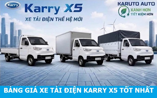 GIÁ XE TẢI ĐIỆN KARRY X5 TẠI ĐÀ NẴNG TỐT NHẤT THÁNG 9-2026 1