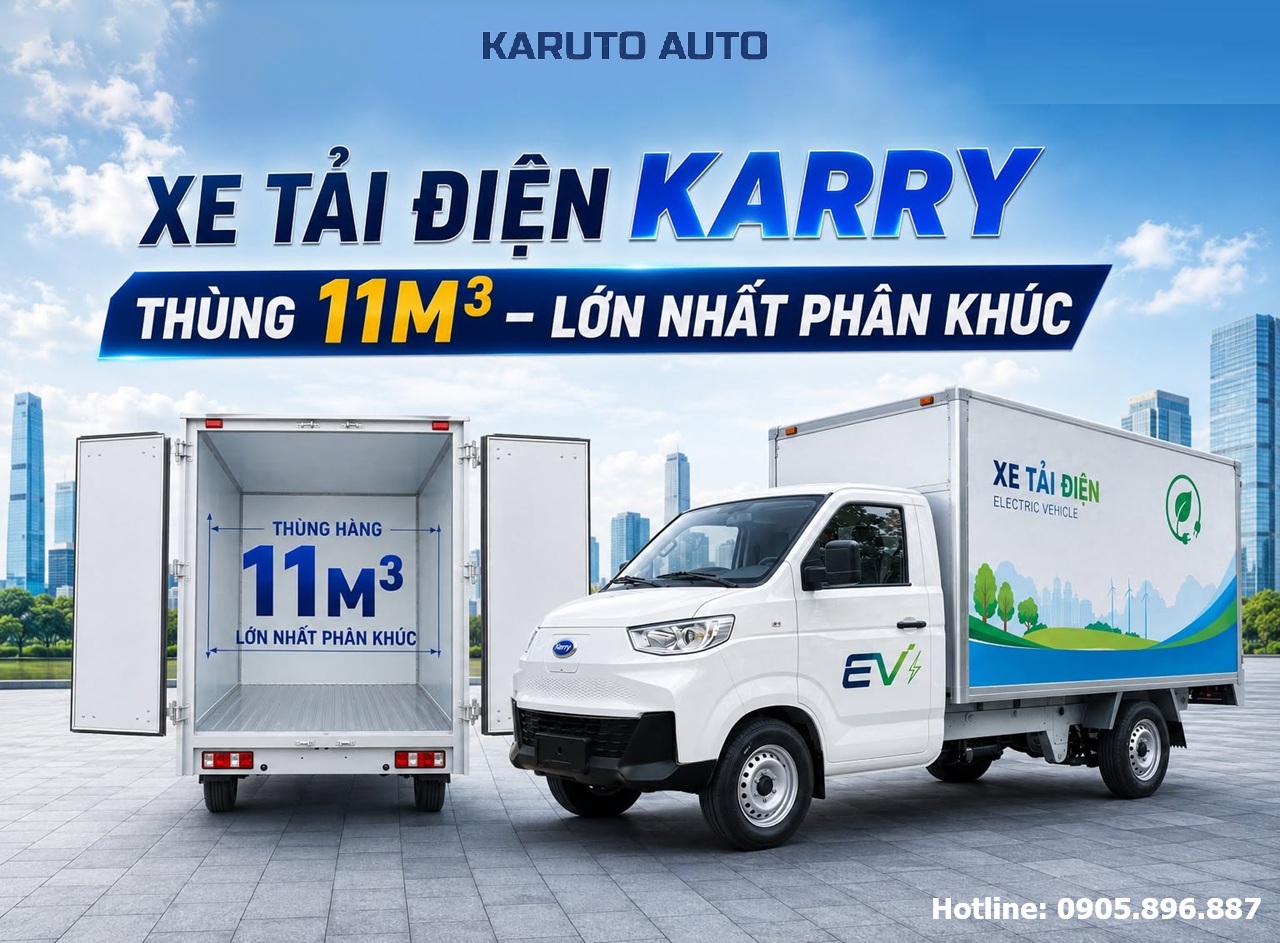 XE TẢI ĐIỆN KARRY X5: THÔNG SỐ, GIÁ BÁN TỐT NHẤT 2026 7