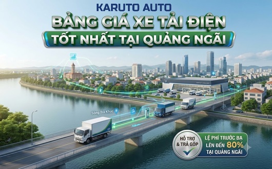 GIÁ XE TẢI ĐIỆN QUẢNG NGÃI TỐT NHẤT NĂM 2026 1
