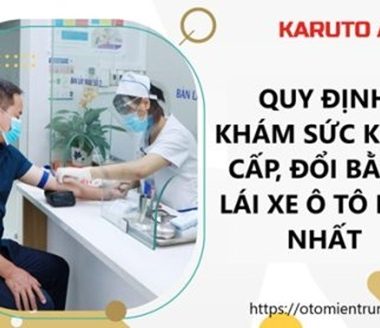 Tiêu chuẩn sức khỏe bằng lái xe ô tô mới nhất